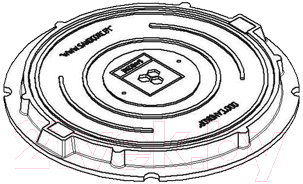 Люк канализационный Сандкор Легкий А15 15кН