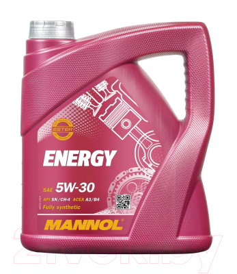 Моторное масло Mannol Energy 5W30 API SN/CH-4 A3/B4 / MN7511-5 - фото