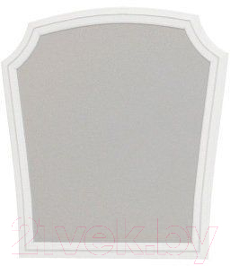 Зеркало Bravo Мебель Лак (белый/белый жемчуг) - фото