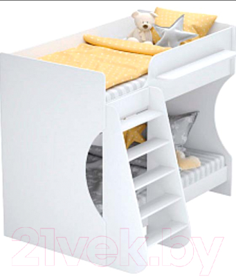 Двухъярусная кровать детская Polini Kids Dream 1500 / 0002425.9