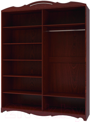 Шкаф Bravo Мебель Лотос ШР-4 (орех экко/орех)