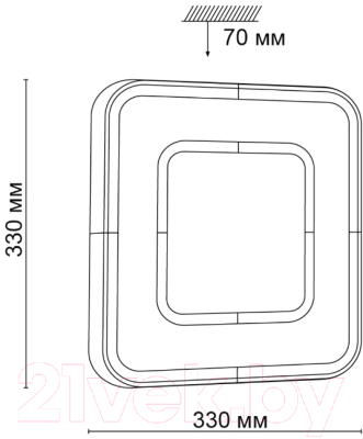 Потолочный светильник Sonex Arti 3047/CL