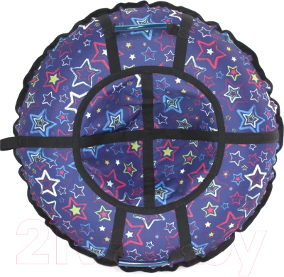 Тюбинг-ватрушка Hubster SnowDream Glamour S Звезды 100см / 6738-3 - фото