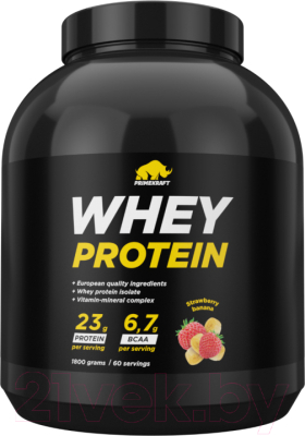 Протеин Prime Kraft Whey Клубника-банан - фото