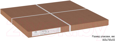 Журнальный столик Калифорния мебель Бруклин (серый бетон)