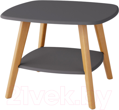 Журнальный столик Калифорния мебель Хадсон (графит) - фото