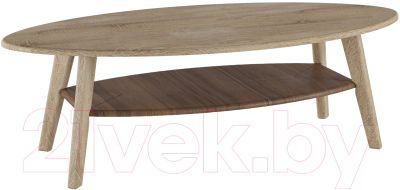 Журнальный столик Калифорния мебель Серфинг (дуб сонома/акация) - фото