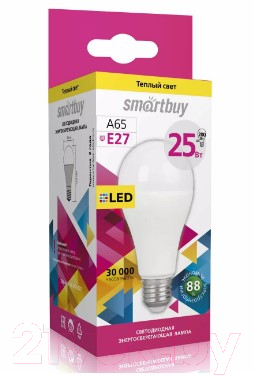 Лампа SmartBuy SBL-A65-25-30K-E27