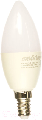Лампа SmartBuy SBL-C37-9.5-60K-E14 - фото