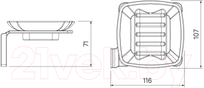 Мыльница IDDIS Slide SLISCG0I42