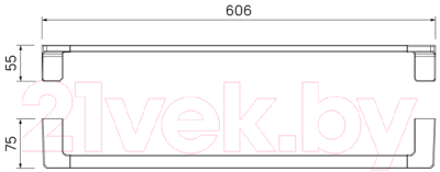 Держатель для полотенца IDDIS SLISC10I49