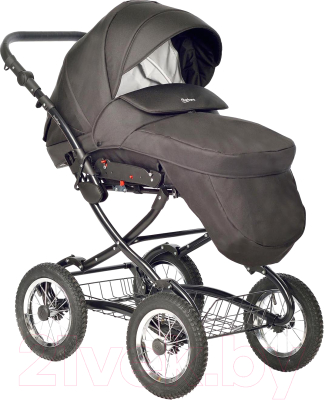 Детская универсальная коляска INDIGO Barbara Classic 2 в 1 (Ba 06, черный)