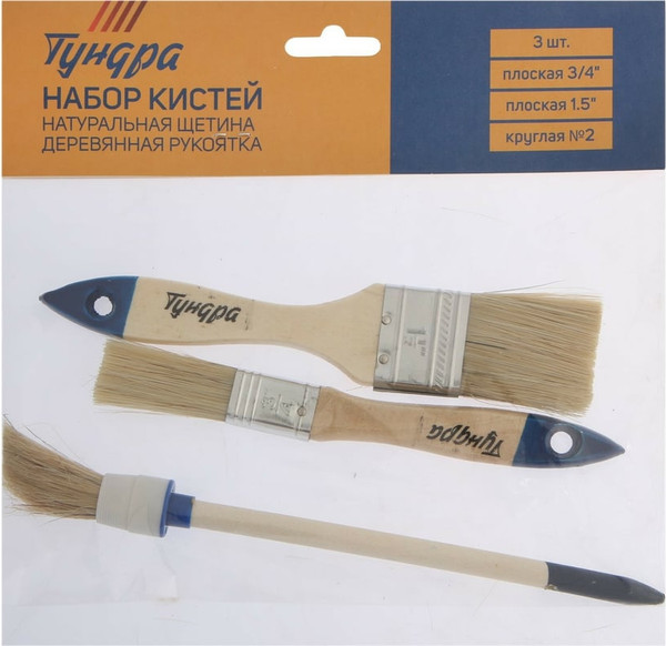Набор кистей малярных Tundra 1818259