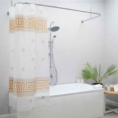 Шторка-занавеска для ванны V-line 1064BR 170x180