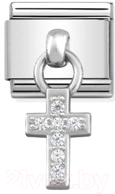 Звено для браслета NominatioN Подвеска Крест 331800/04 - фото