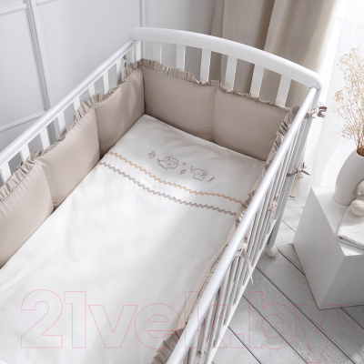 Комплект постельный для малышей Perina Toys Sateen Collection / ТСК6-02.4