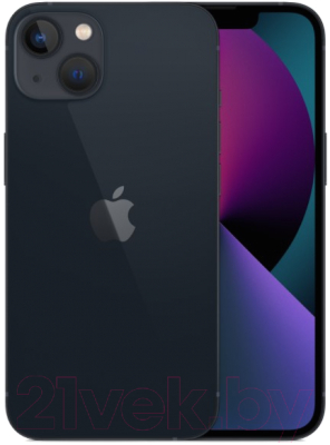 Смартфон Apple iPhone 13 128GB MLNW3 / MLML3 / MLA23 (темная ночь)