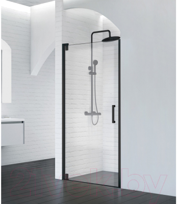 Душевая дверь BelBagno MARMI-B-1-90-C-NERO