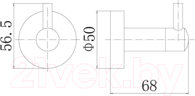 Крючок для ванной Fashun A51505-1