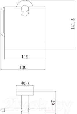 Держатель для туалетной бумаги Fashun A51503