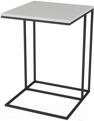 Приставной столик Калифорния мебель Хайгрет (белый) - фото