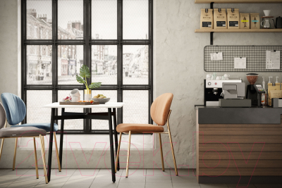 Обеденный стол Калифорния мебель Кросс (белый)