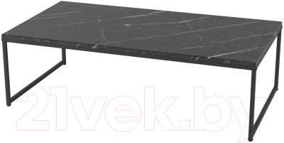 Журнальный столик Калифорния мебель Инсайд (черный мрамор) - фото
