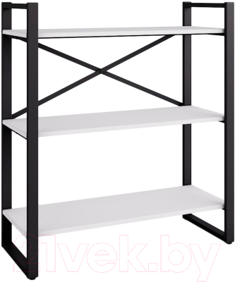 Стеллаж Калифорния мебель Хардвиг S (белый) - фото