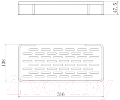 Полка для ванной Fashun A7326-17