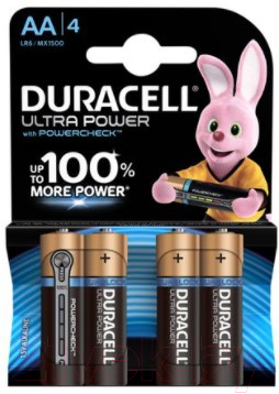 Комплект батареек Duracell UltraPower AA - фото