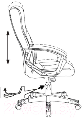 Кресло геймерское Бюрократ Zombie 10