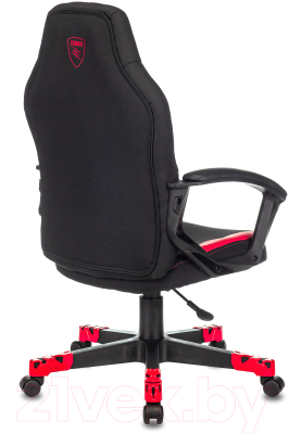 Кресло геймерское Бюрократ Zombie 10 (черный/красный)