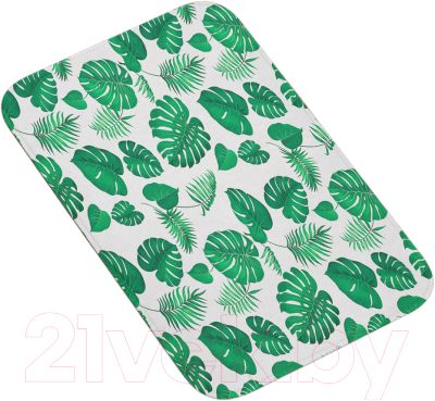 Коврик для ванной JoyArty Папоротниковый дождь / bath_8072 - фото