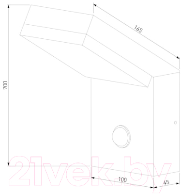 Бра уличное Elektrostandard Techno LED 1541