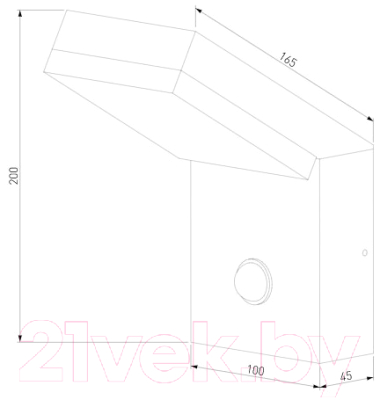 Бра уличное Elektrostandard Techno LED 1541