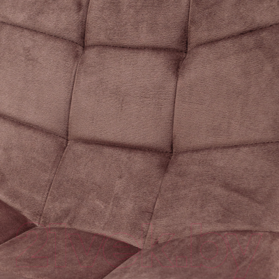 Стул барный AksHome Mia (коричневый велюр HLR49/черный)