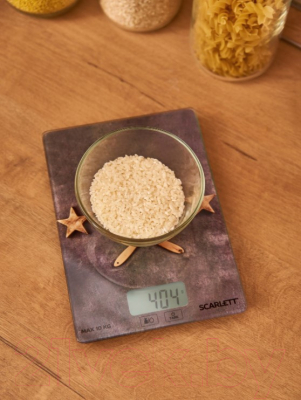 Кухонные весы Scarlett Gold Stars SC-KS57P13