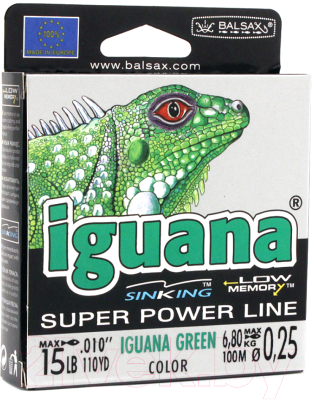 Леска монофильная Balsax Iguana Box 0.25мм / 0067590