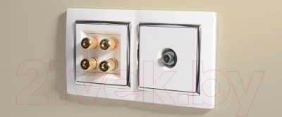 Рамка для выключателей и розеток Werkel W0051901 / a051665