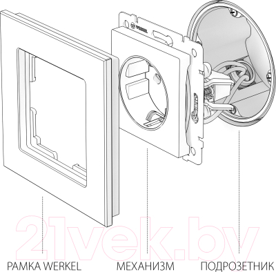 Розетка Werkel W1171106 / a051519