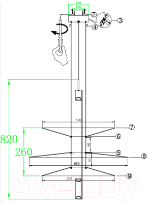 Люстра ST Luce Isola SL6101.223.01