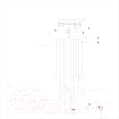 Люстра ST Luce Montecelio SL6104.203.09