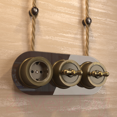 Розетка Werkel Ретро WL19-10-01 / a044918