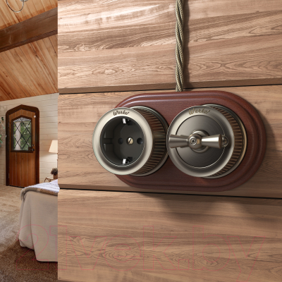 Розетка Werkel Ретро WL19-10-02 / a044920