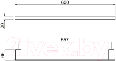 Держатель для полотенца Allen Brau 6.21011-00