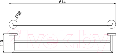 Держатель для полотенца Allen Brau 6.31012-00