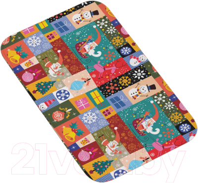 Коврик для ванной JoyArty Праздник в красках / bath_78663 - фото