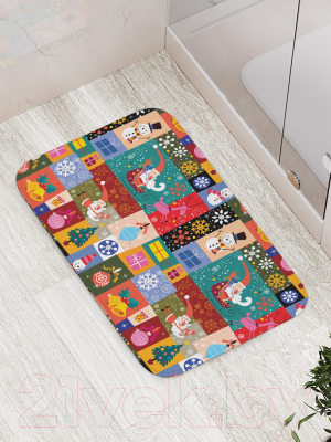 Коврик для ванной JoyArty Праздник в красках / bath_78663