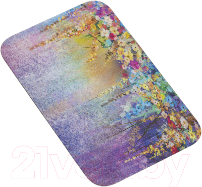 Коврик для ванной JoyArty Цветочные декорации / bath_21172 - фото