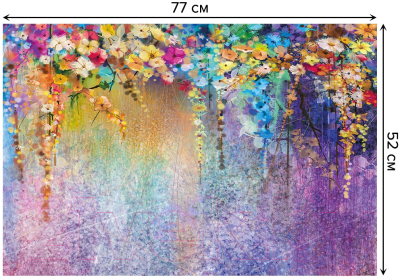 Коврик для ванной JoyArty Цветочные декорации / bath_21172